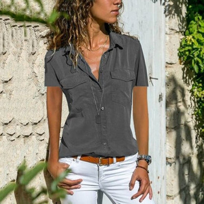 Florencia – Camisa urbana con mangas cortas