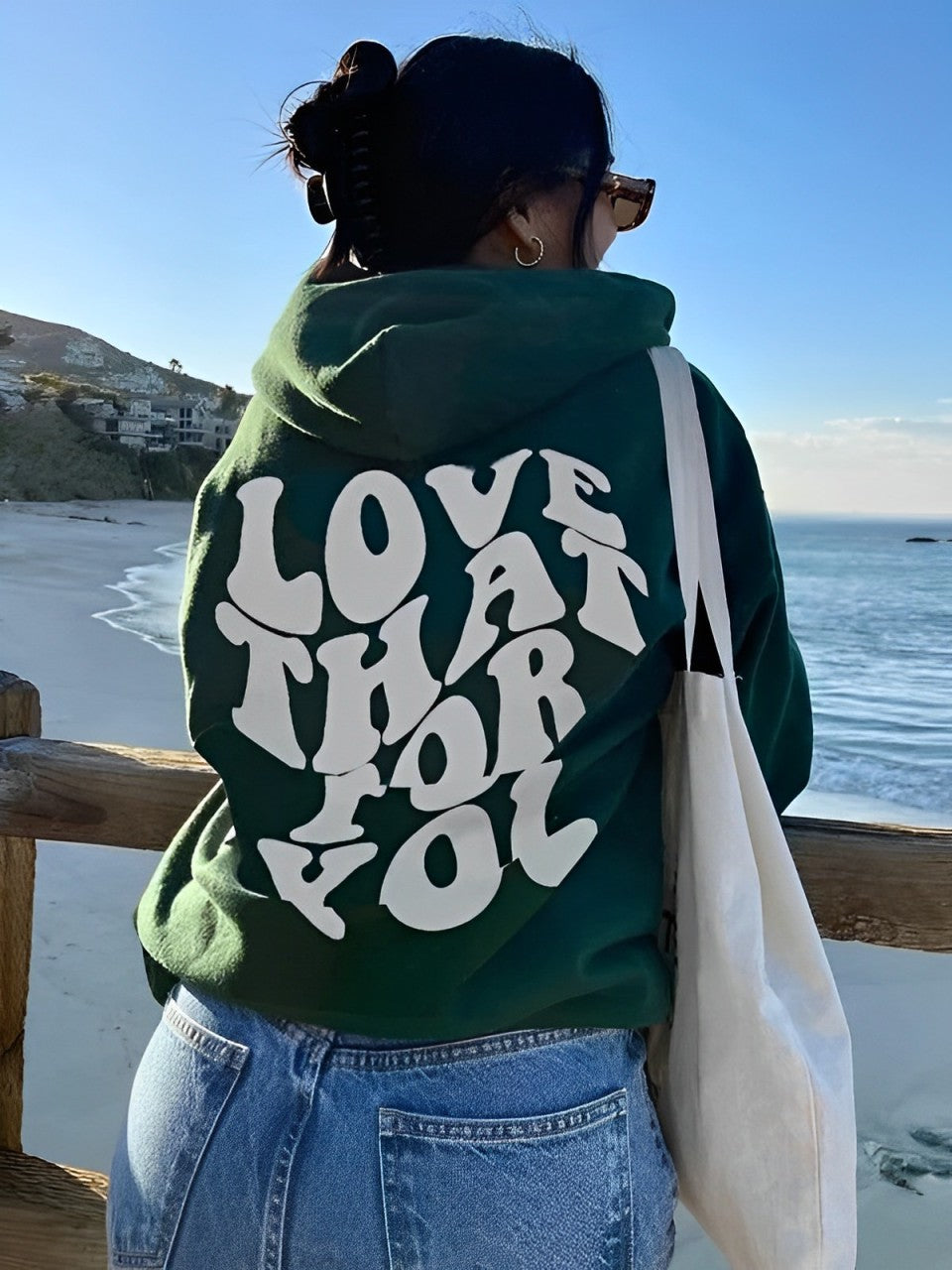 Daria – Hoodie de Algodón Impreso