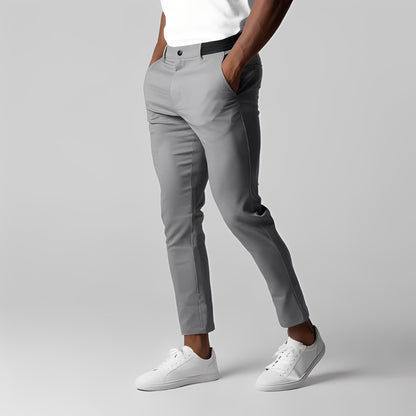 Gwenaël - Pantalón elástico básico para hombre