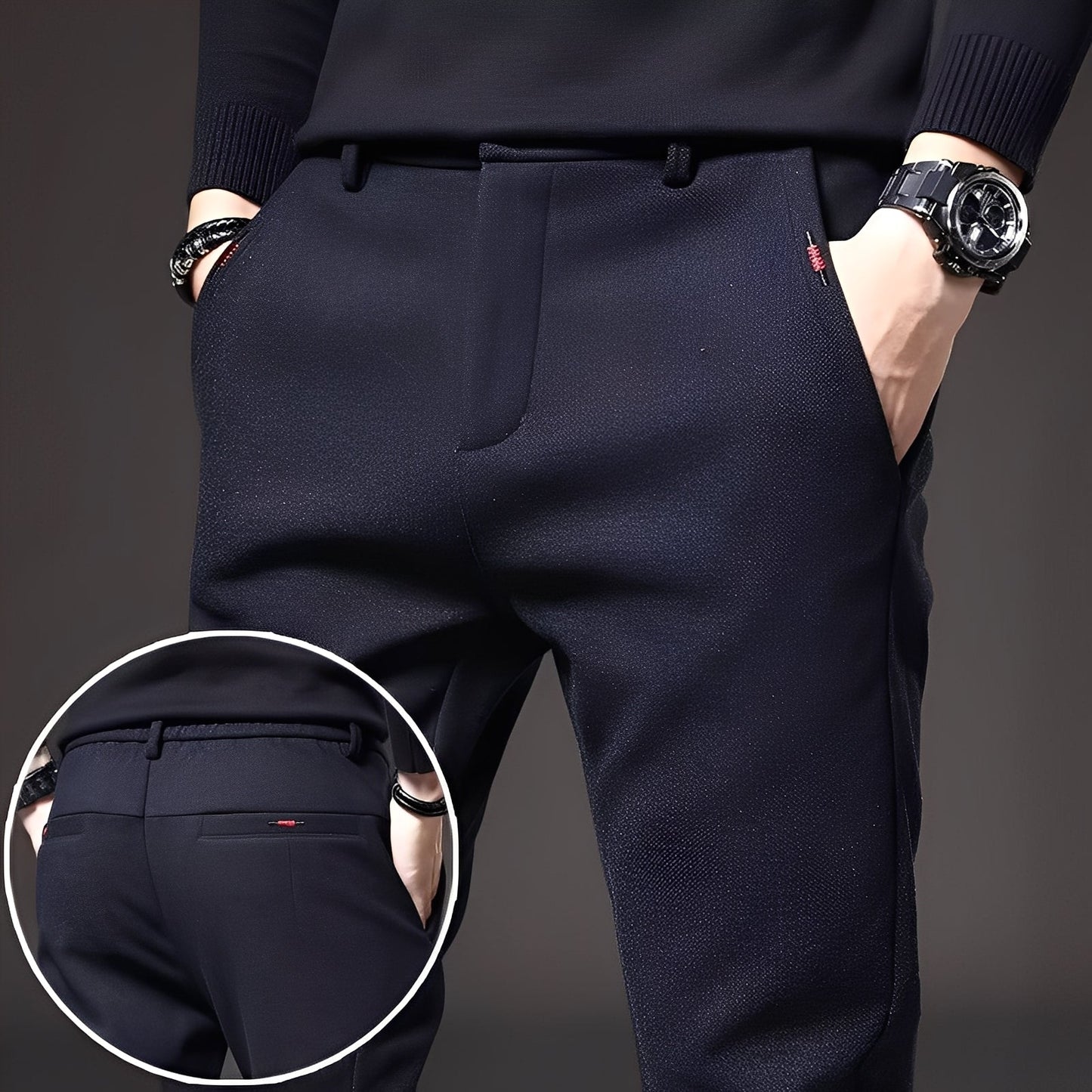 Roger - Pantalón formal ajustado para hombres