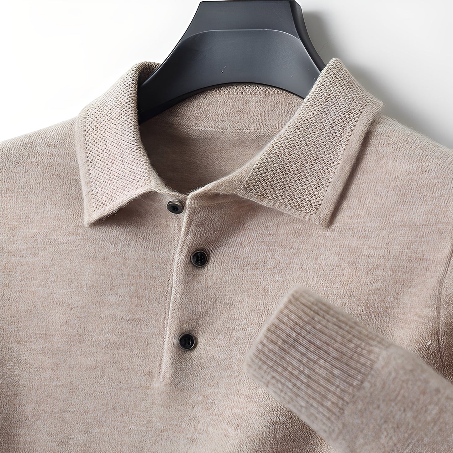 Romilly - Polo Elegante de Cachemira para Hombres