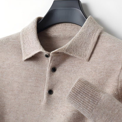 Romilly - Polo Elegante de Cachemira para Hombres
