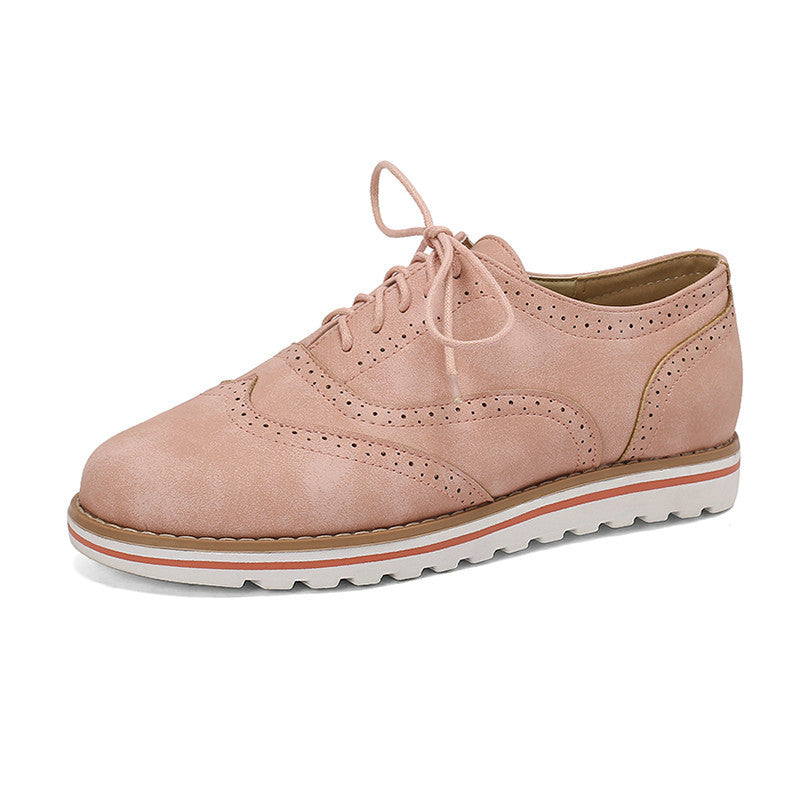 Gemma - Zapatos Derby Casual de Gamuza para Mujer