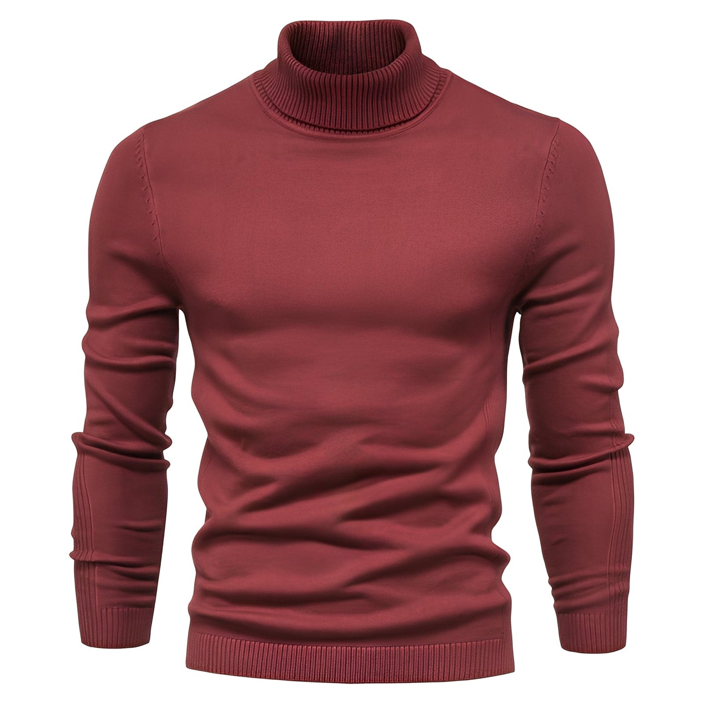 Garnett - Jersey de Cuello Alto Informal para Hombres