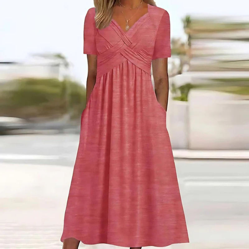 Mara – Suave Vestido en Línea A