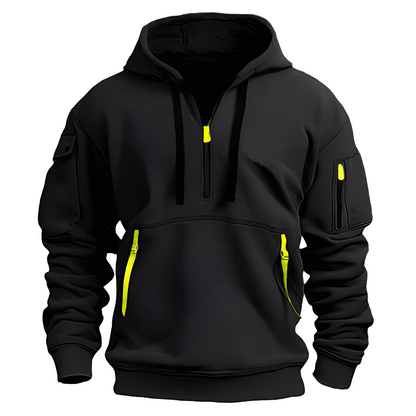 Cornell - Sudadera cómoda con cierre para hombres