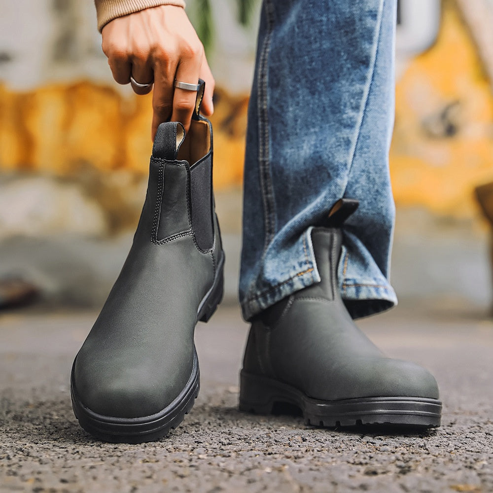 Barrett - Botas de Cuero Clásicas para Hombres