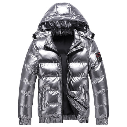 Lambert - Chaqueta para hombres, casual, impermeable y acolchada