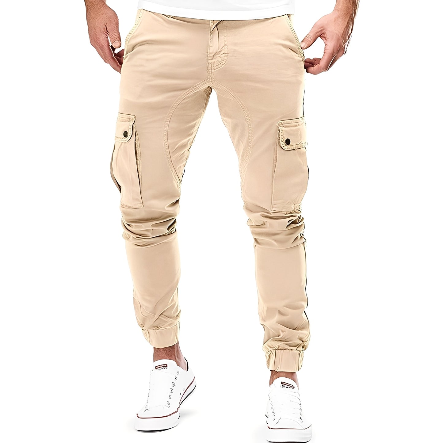 Jacques - Pantalón cargo sencillo y moderno para hombre