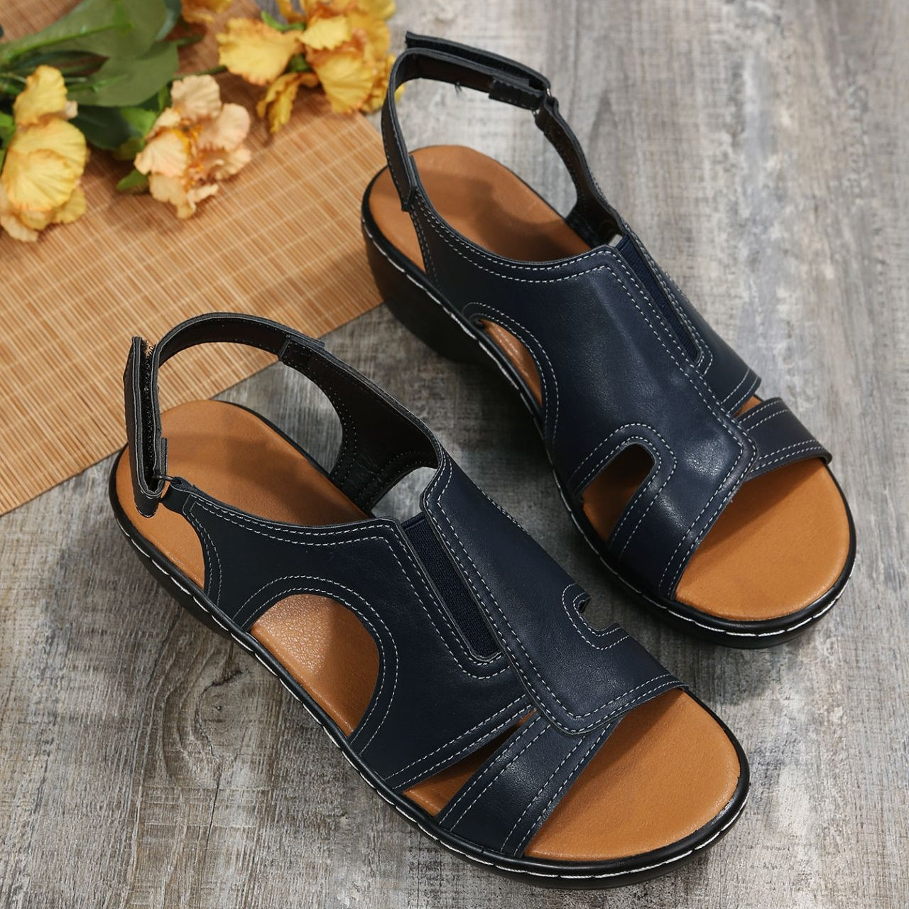 Duana - Zapatos casuales con tacón hueco para mujer