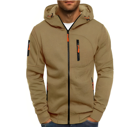 Miller - Chaqueta con Capucha y Cremallera para Hombres
