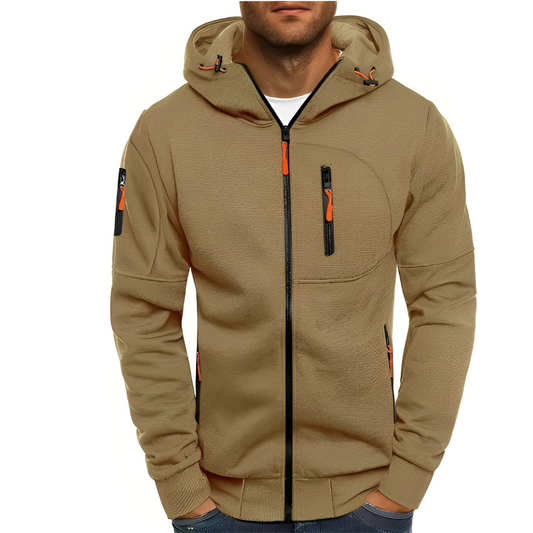 Miller - Chaqueta con Capucha y Cremallera para Hombres