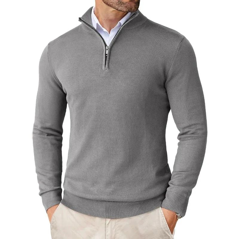 Bowen - Suéter para Hombre con Cremallera Moderna