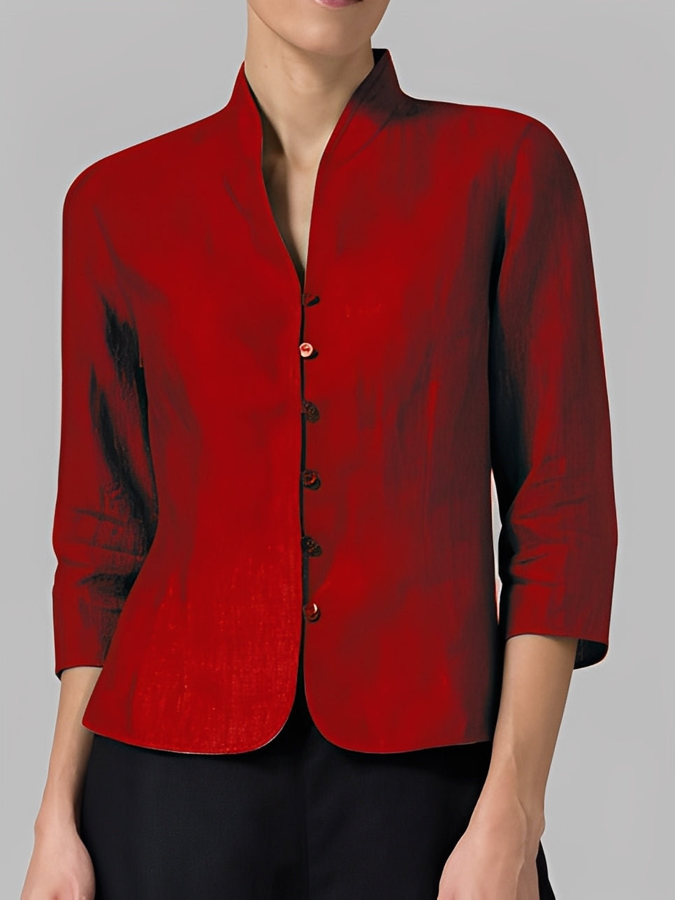 Lolicia - Blusa Femenina Casual de 3/4 Mangas
