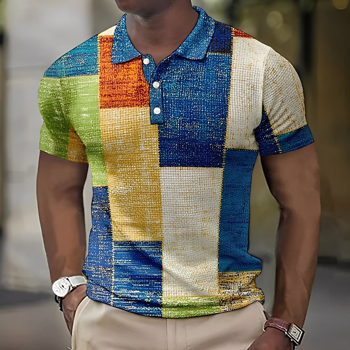 Reginald - Polo elegante y de colores para hombres