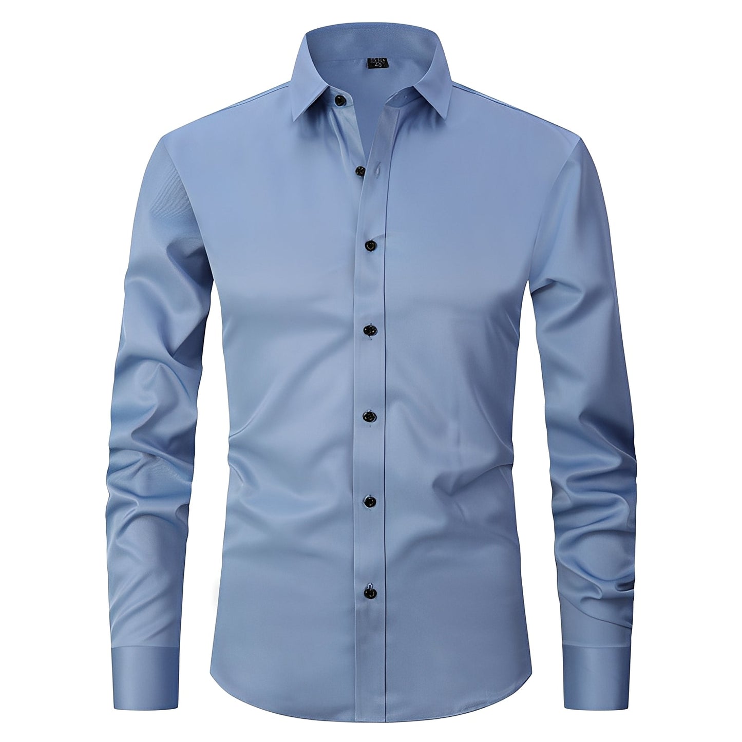 Elton - Camisa ajustada y elástica para hombres