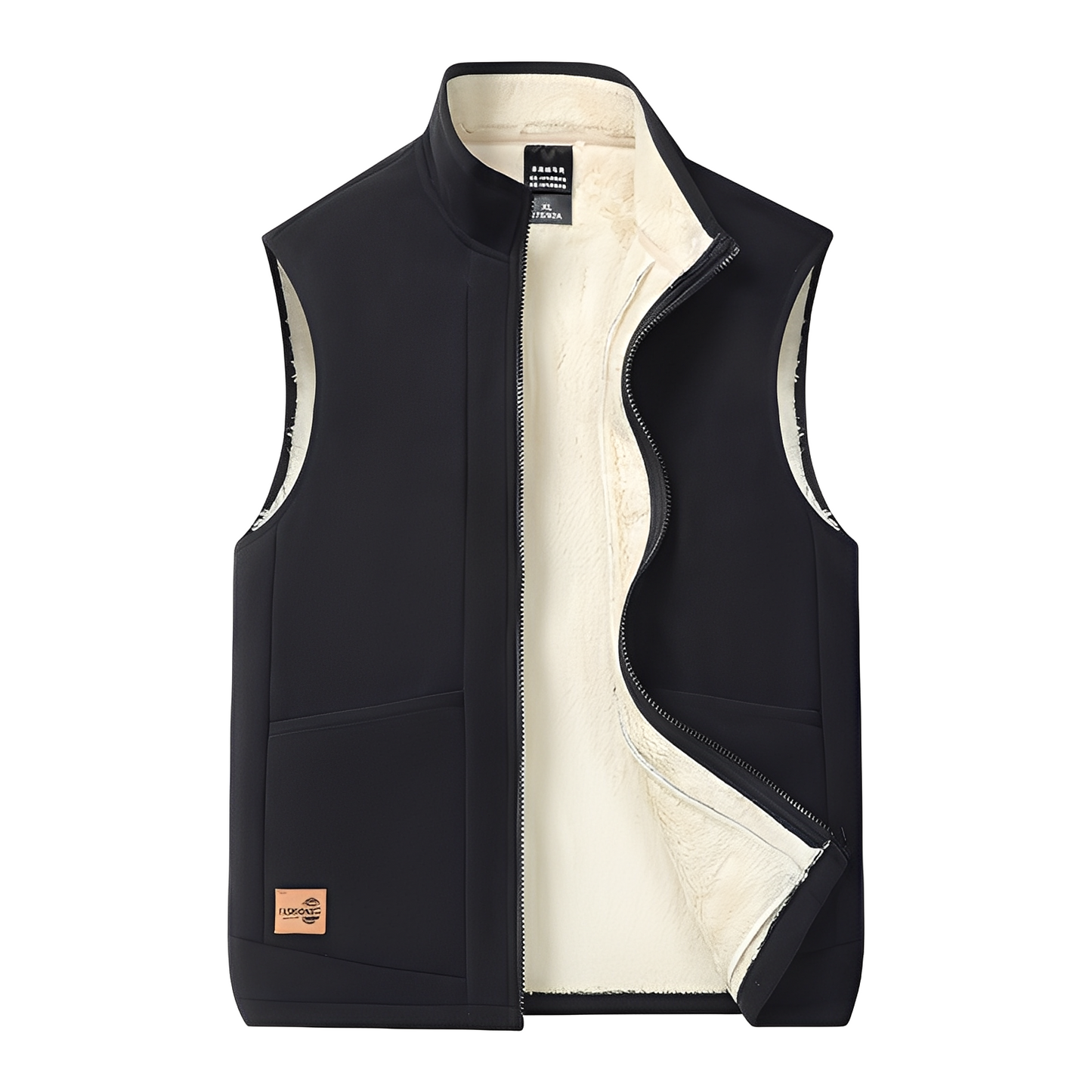 Daniel - Moderna y cálida chaqueta de hombre sin mangas, acolchada