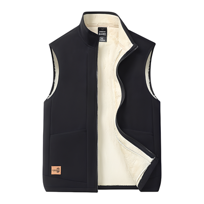 Daniel - Moderna y cálida chaqueta de hombre sin mangas, acolchada