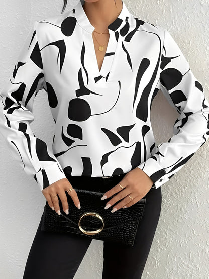 Melville - Blusa mujer elegante con diseño y manga larga