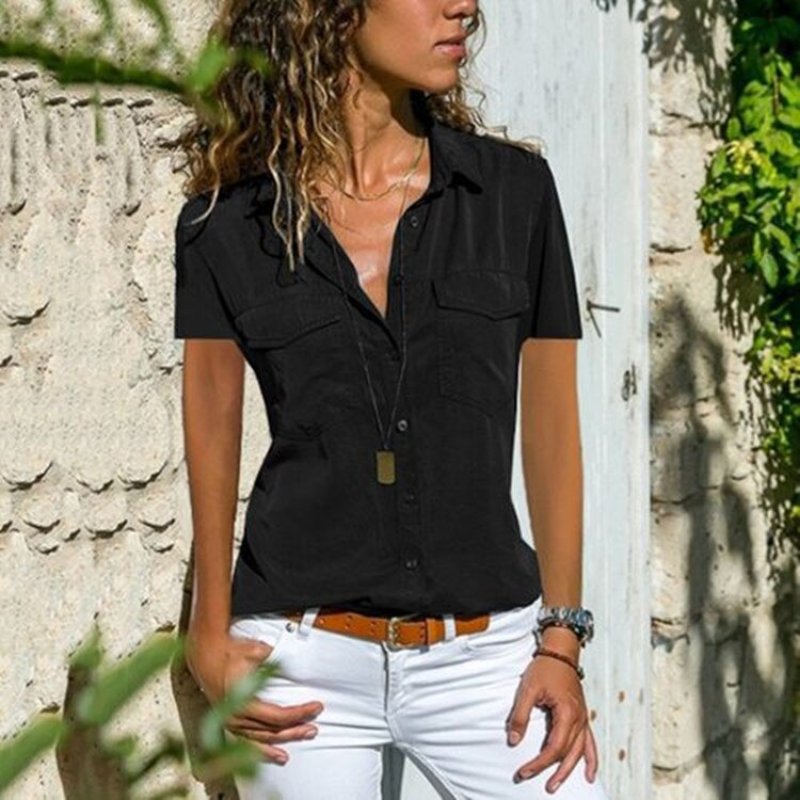 Florencia – Camisa urbana con mangas cortas