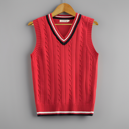 Callen - Chaleco de Punto Casual para Mujeres