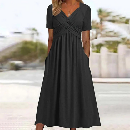 Mara – Suave Vestido en Línea A