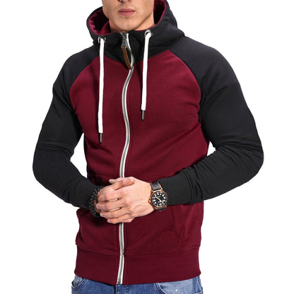Marvin - Chaqueta deportiva actual con capucha para hombres