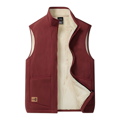 Daniel - Moderna y cálida chaqueta de hombre sin mangas, acolchada