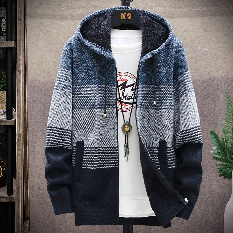 Dawson - Abrigo largo con capucha para hombre
