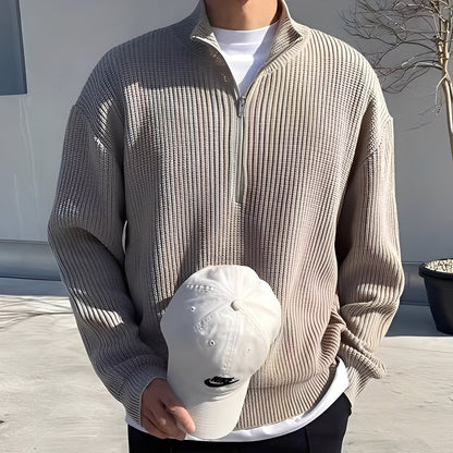 Jeffrey - Suéter elegante de tejido suelto para hombres