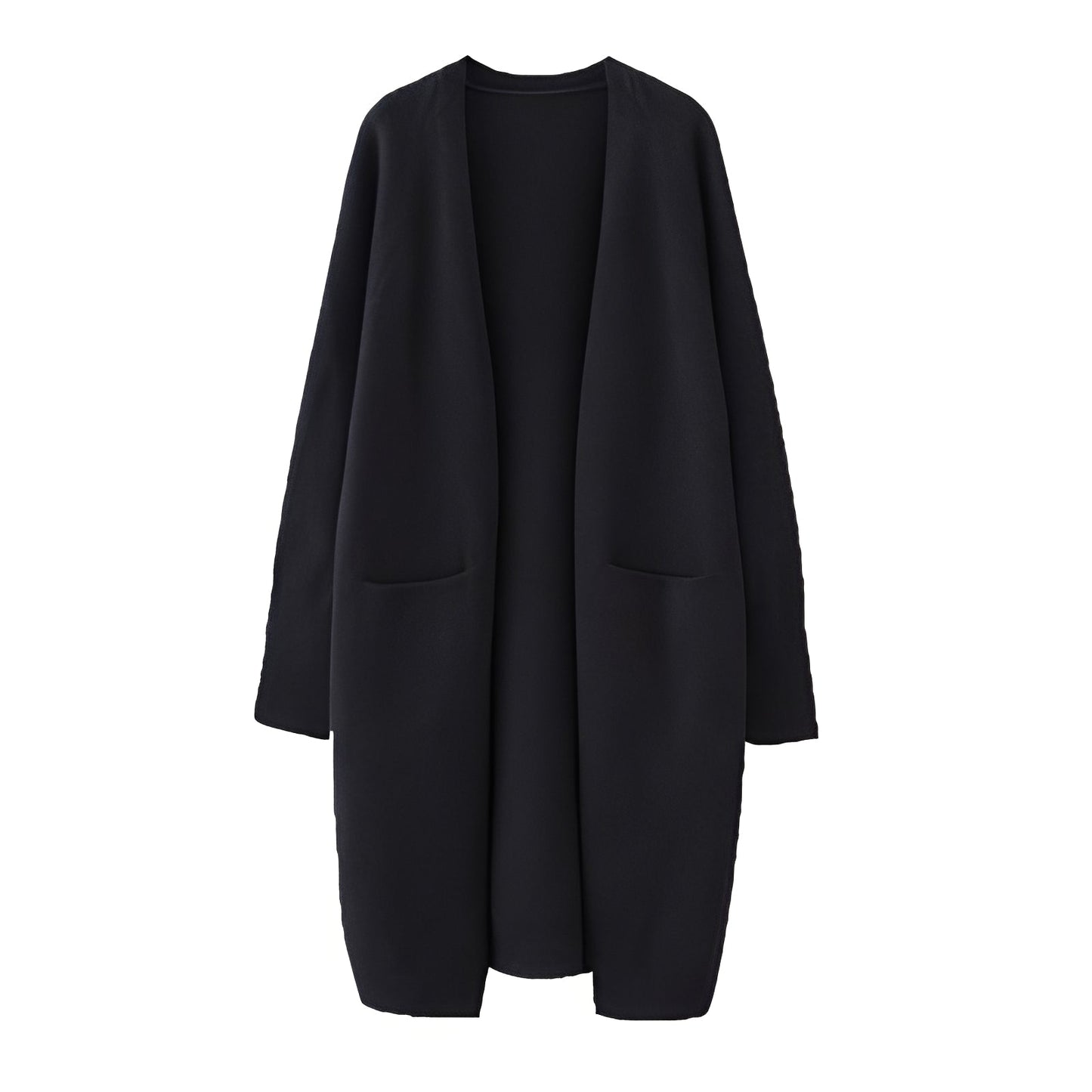 Claudie - Cardigan largo clásico para mujer