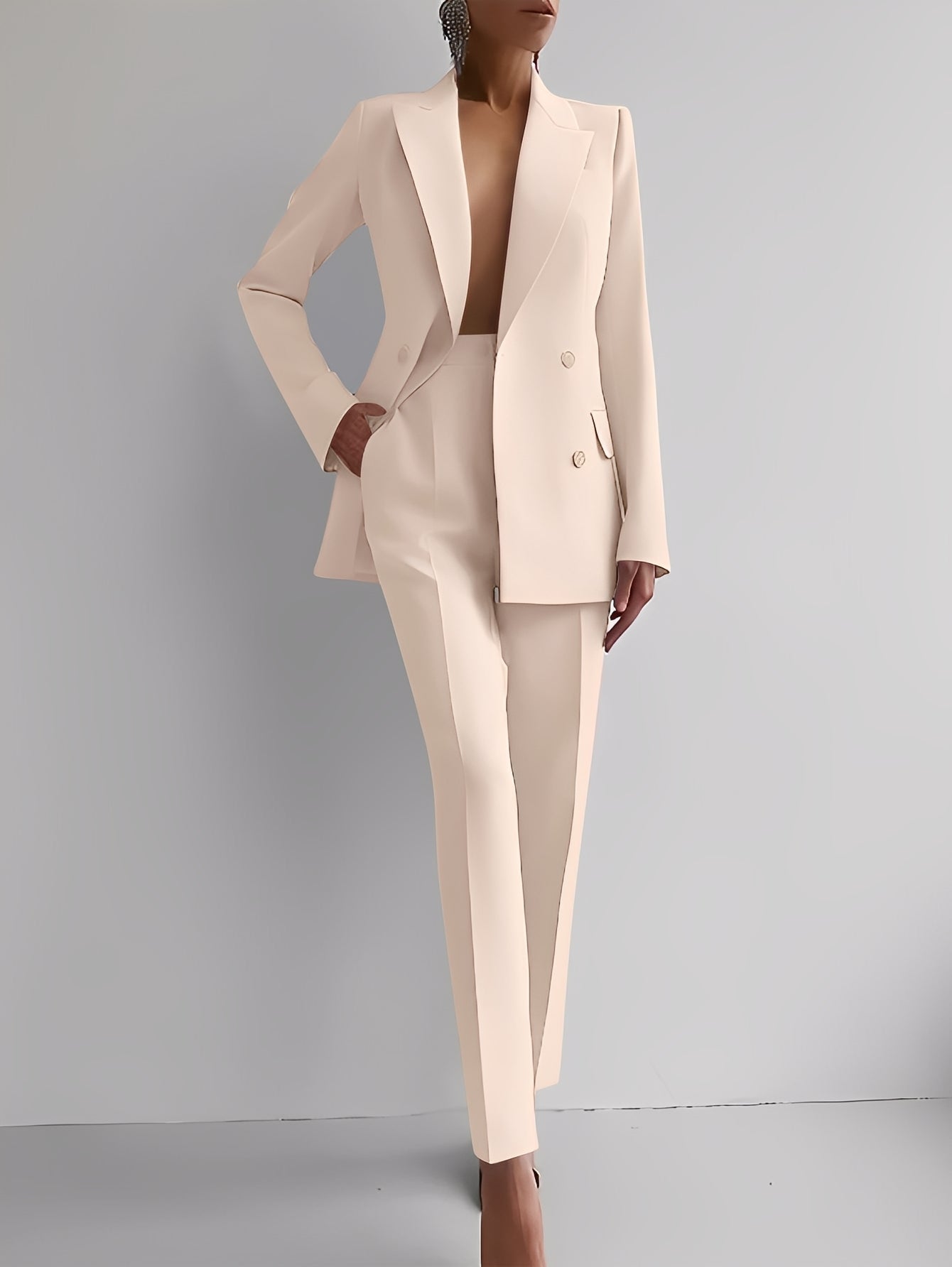 Nydia - Traje elegante de chaqueta y pantalón para mujeres