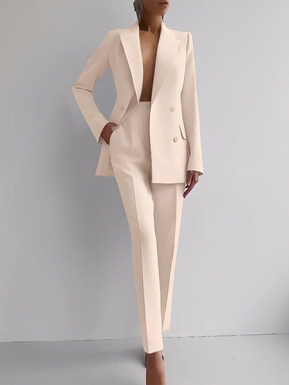 Nydia - Traje elegante de chaqueta y pantalón para mujeres