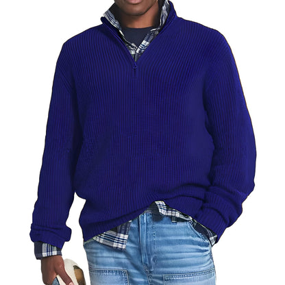Nickolas - Suéter básico y cómodo para hombre