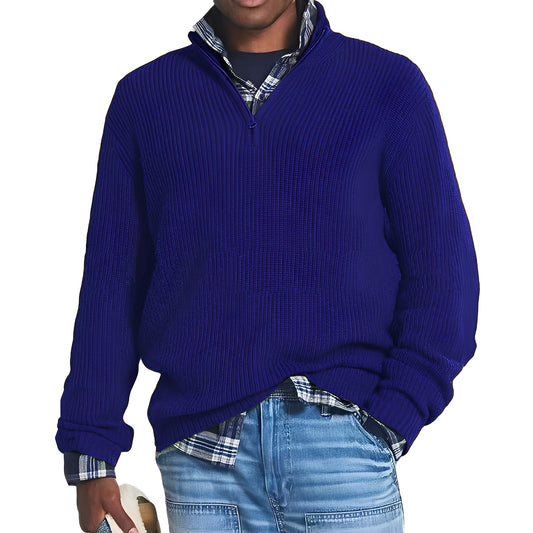 Nickolas - Suéter básico y cómodo para hombre
