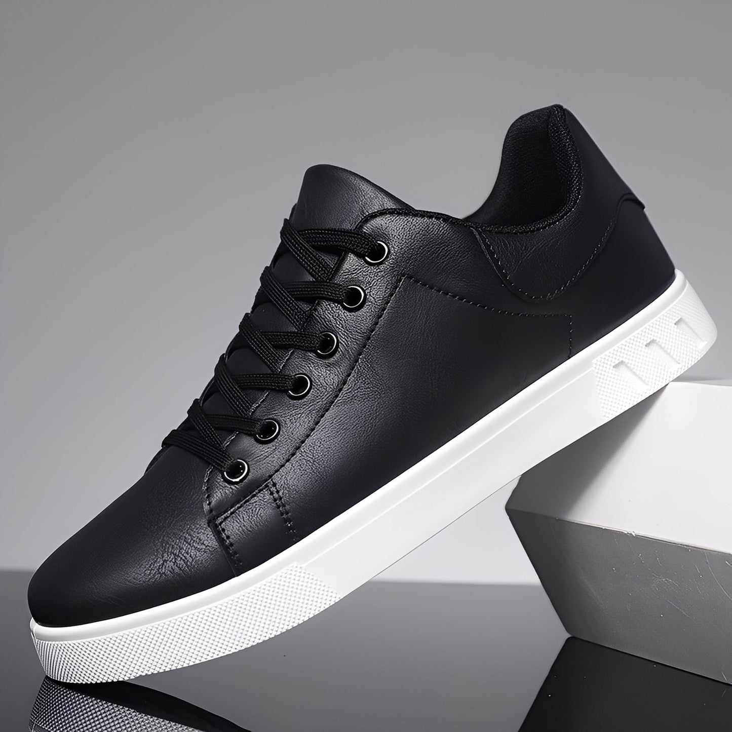 Jerome - Zapatos de cuero planos y elegantes para hombres