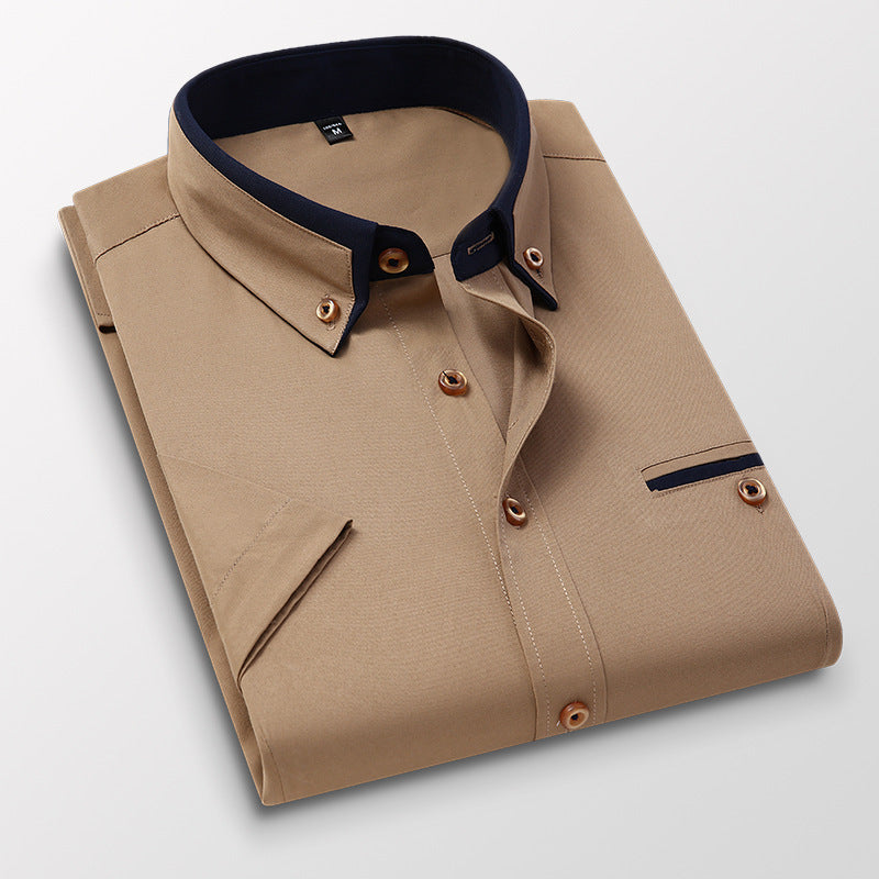 Gladwyn - Camisa Ajustada de Hombre para Uso Diario