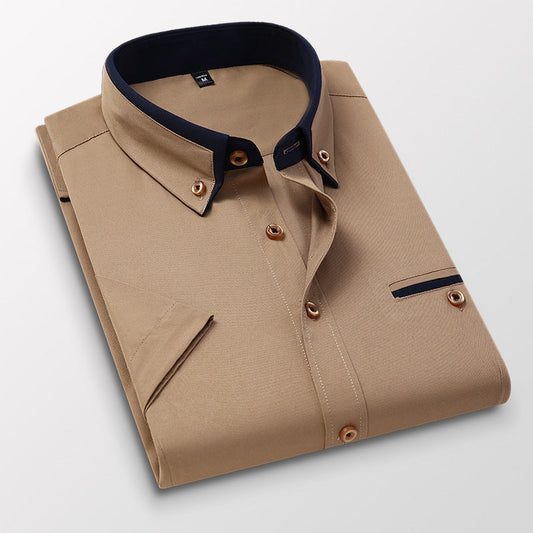 Gladwyn - Camisa Ajustada de Hombre para Uso Diario