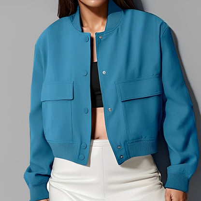 Marva - Chaqueta suelta y casual con grandes bolsillos para mujer