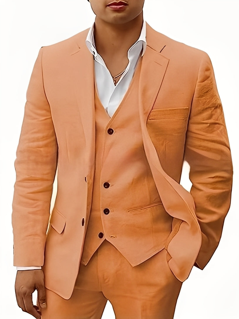 Thorley - Conjunto formal de tres piezas para hombres