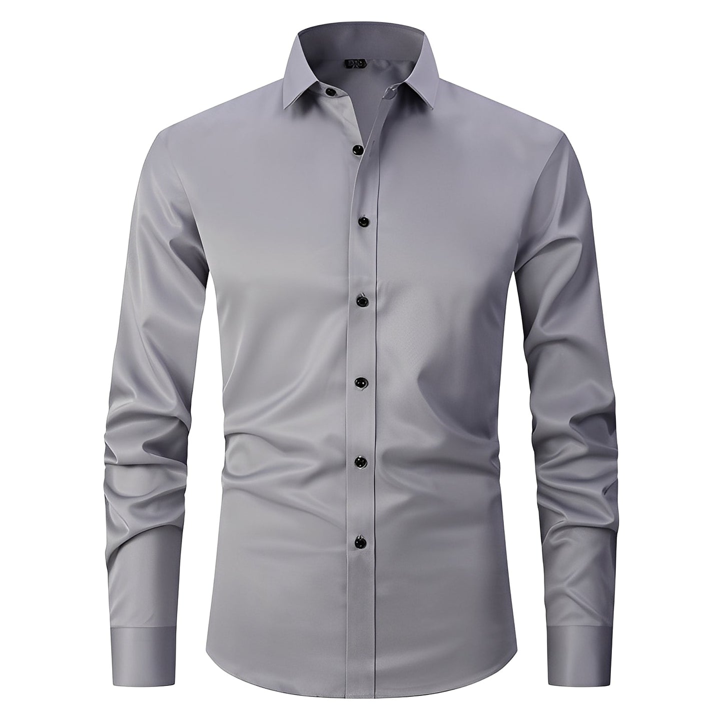 Elton - Camisa ajustada y elástica para hombres