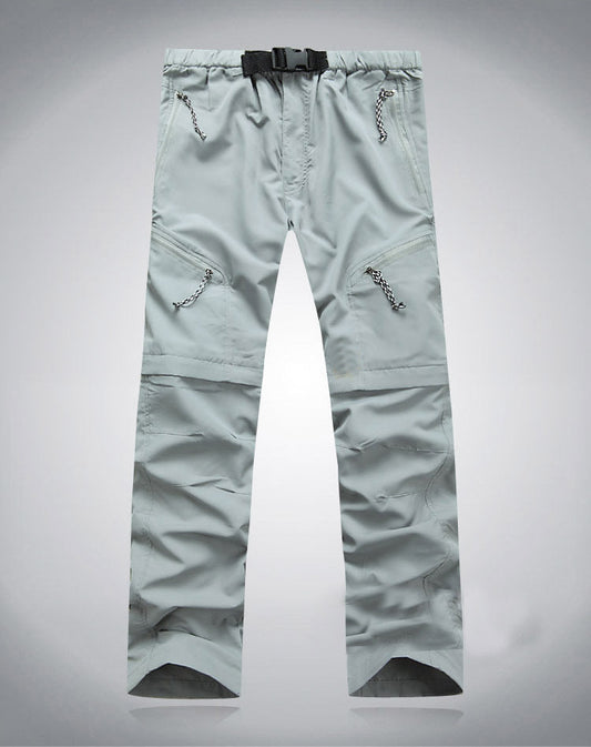 Derryl - Pantalón práctico con cremallera desmontable para hombres
