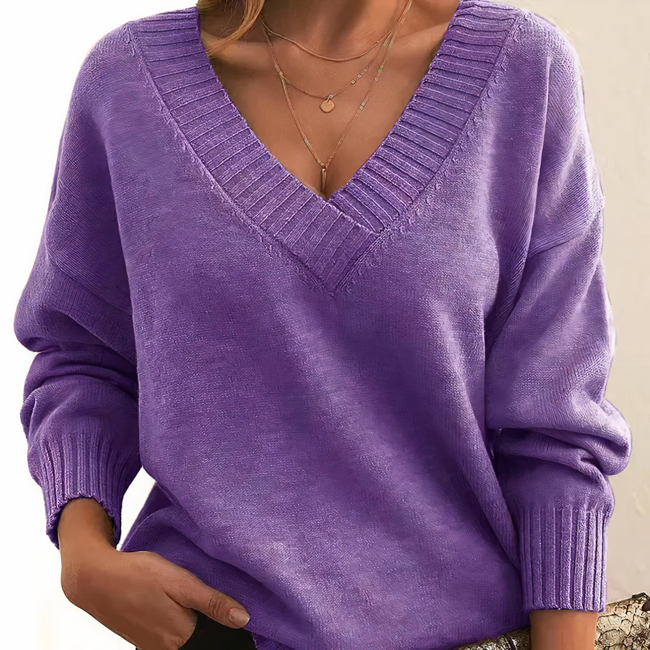 Otoño – Suéter Elegante de Cachemira