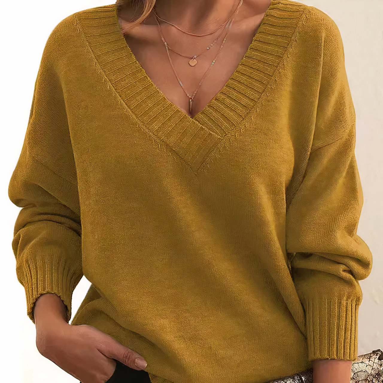 Otoño – Suéter Elegante de Cachemira