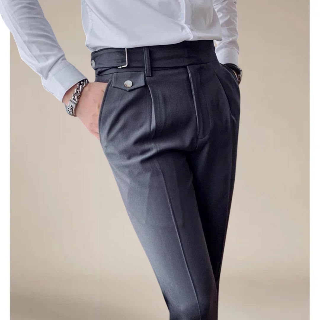 Marcello – Pantalones con Pliegues