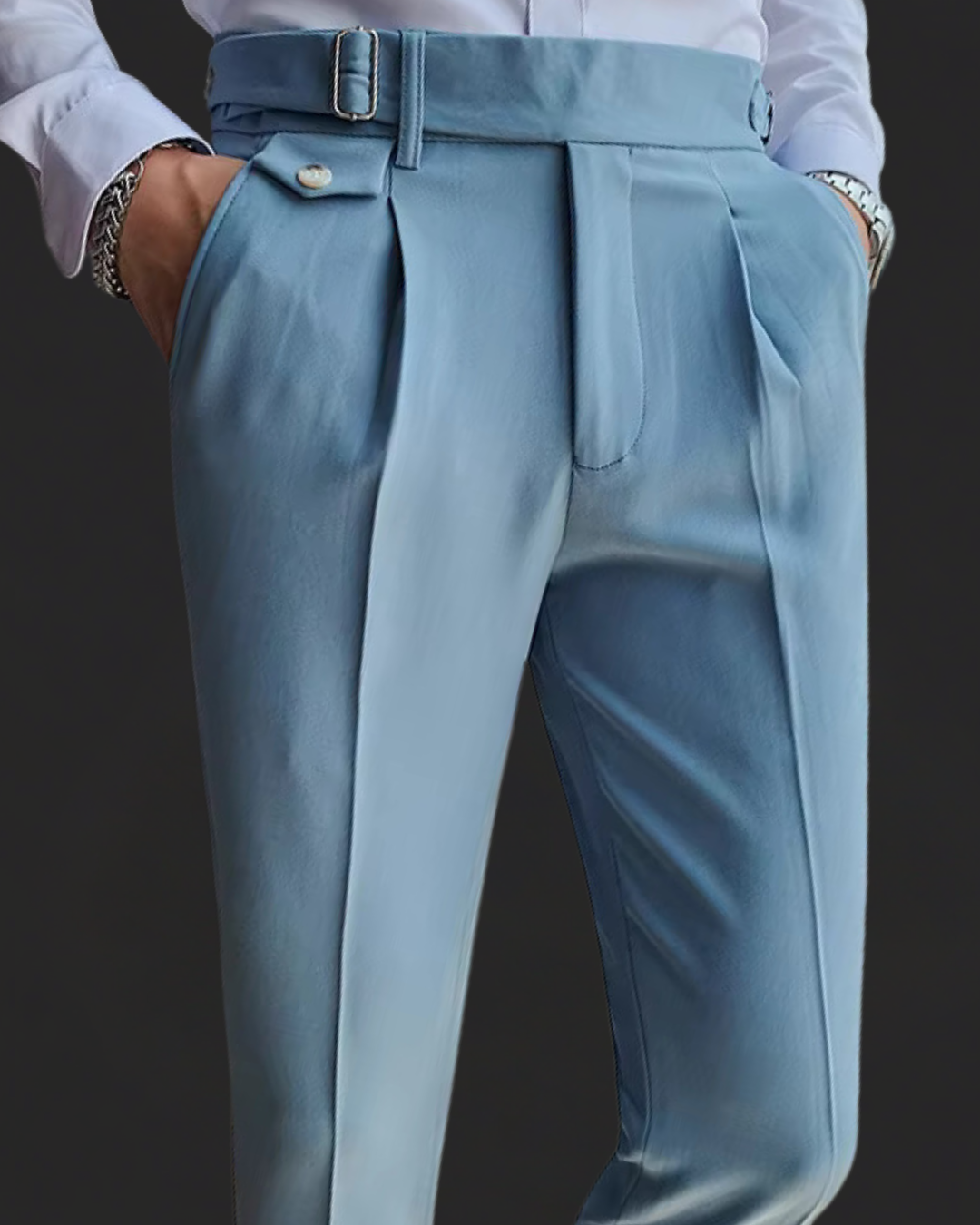 Marcello – Pantalones con Pliegues