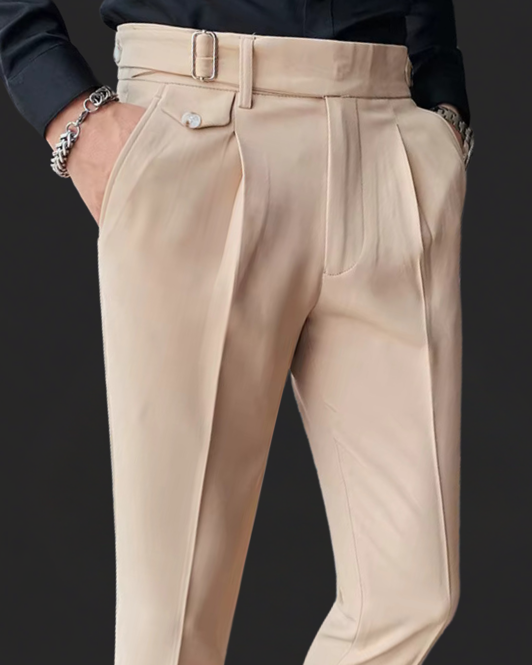 Marcello – Pantalones con Pliegues