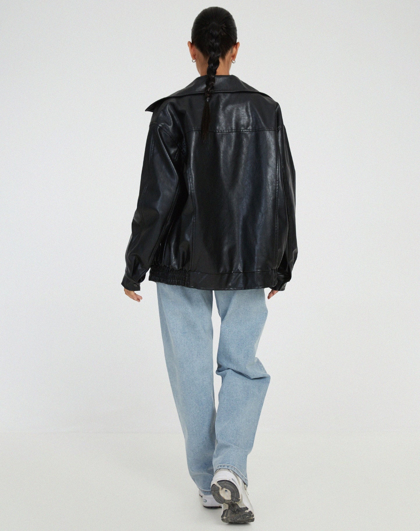Anouk – Chaqueta de Cuero para Mujer Ancha