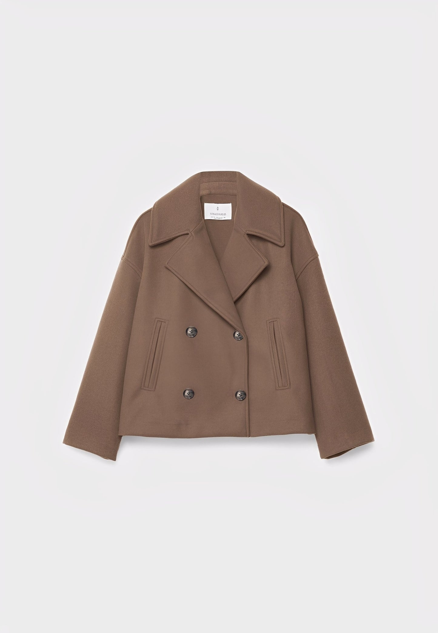 Claire – Elegante Chaqueta Corta con Doble Botonadura