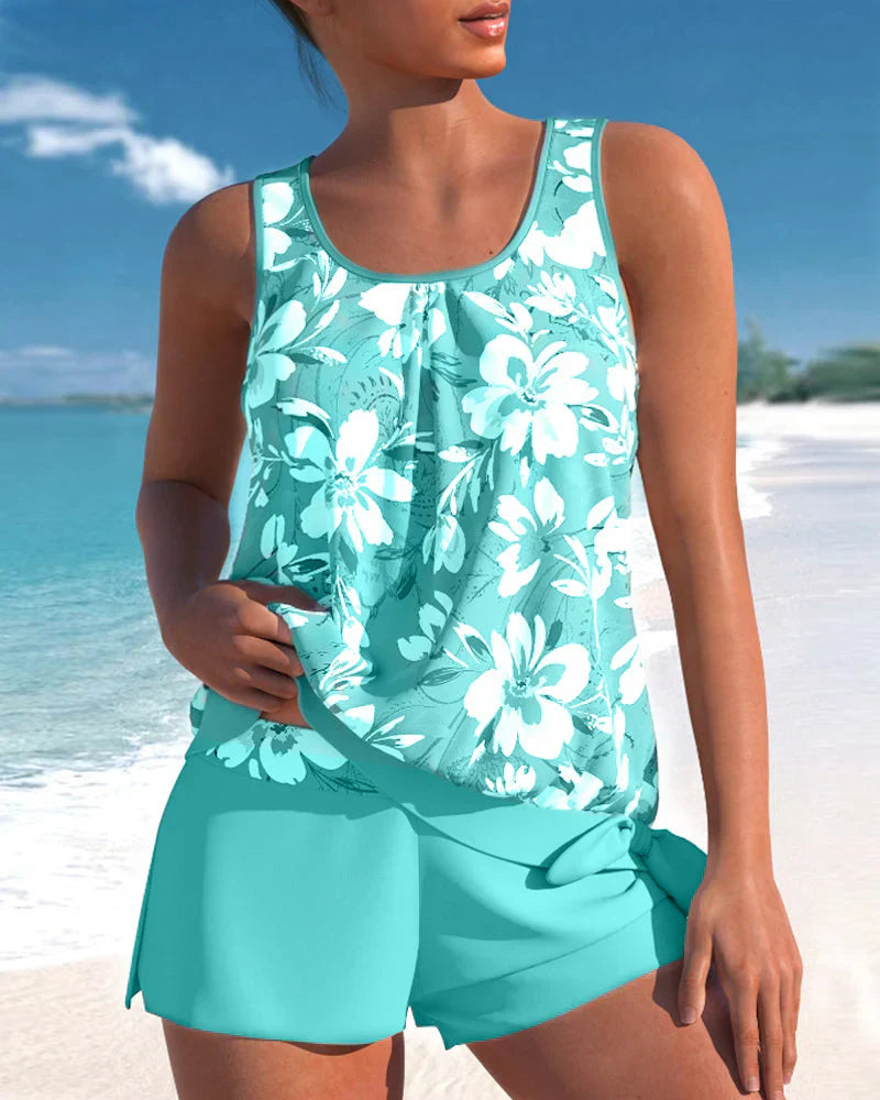 Mira – Conjunto de Tankini de Dos Piezas para el Verano
